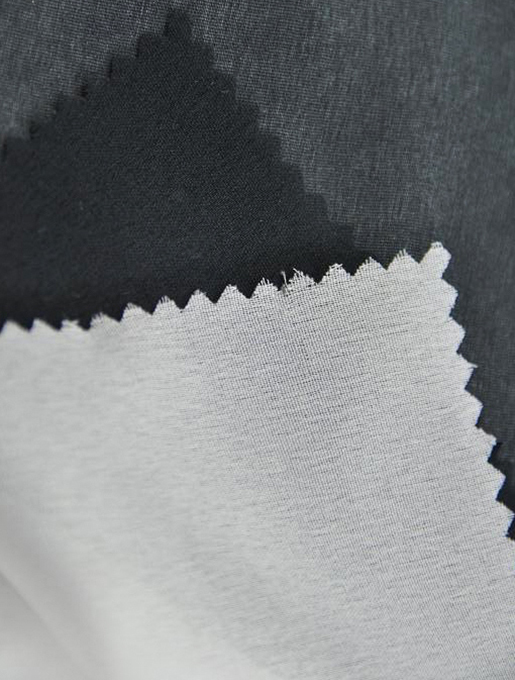 Fusible interlining fabric is a textile used between garment shell fabric
